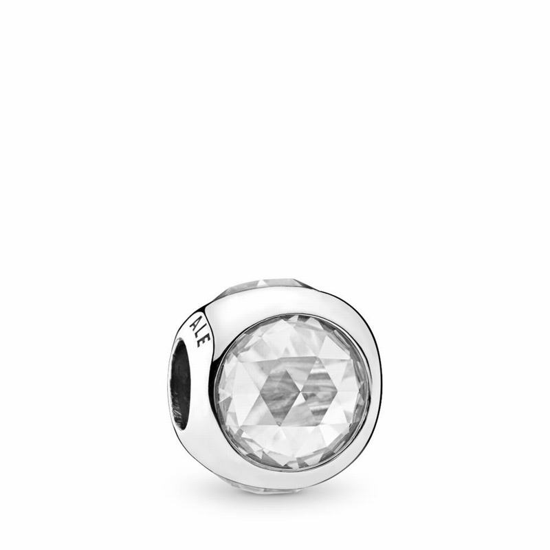 Pandora Radiant Droplet Charm - Sterling Silver/Cubic Zirconia - Canada | IW6929RE